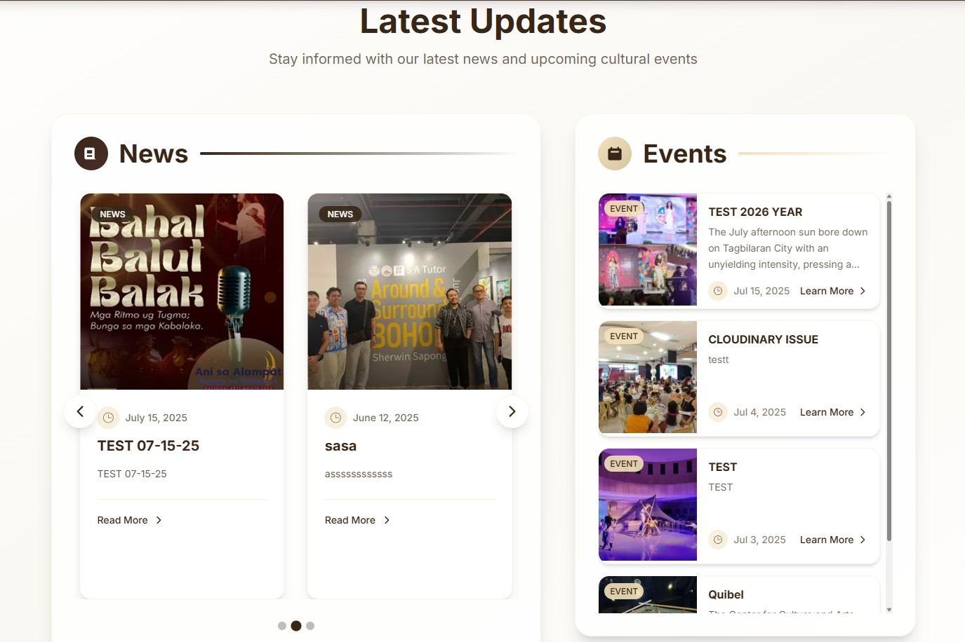 CCAD's News and Updates